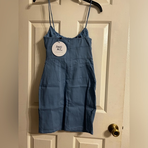 NWT Princess Polly Pavlo Mini Dress Blue - Picture 3 of 8